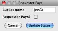 Picture of the Requester Pays Dialog window